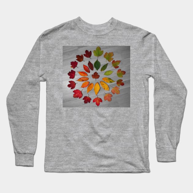 The Cycle Of Leaf Long Sleeve T-Shirt by Simon-dell